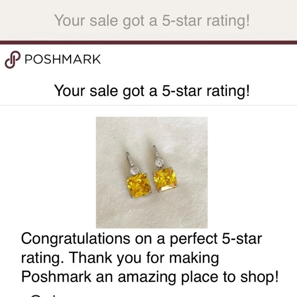 Yellow Diamond Dangle Drop Earrings New - Picture 4 of 6